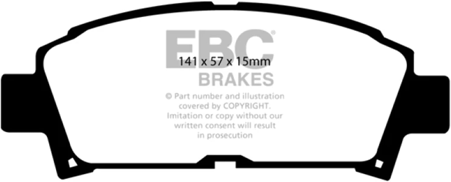 EBC Brakes Redstuff 3000 Series Sport Brake Pad Set DP3995C to Fit TOYOTA