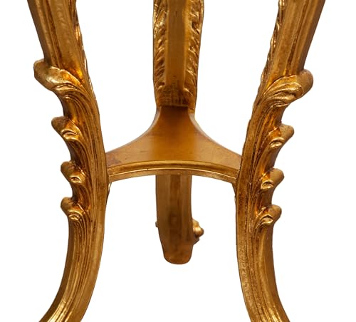 Biscottini Blumentisch für den Innen- und Außenbereich L 37,5 x T 34,5 x H 87 cm – Ständer für handwerkliche Pflanzen – Übertopf für Balkon