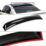 Sun Vent Rain Wind Guard Shade 2013-2017 H0NDA Accord Sedan Rear Window Roof Visor