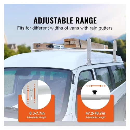 Equipaje superior coche y furgoneta para transportar escaleras y material de obra 2