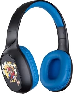 Konix One Piece On-Ear-Kopfhörer kabellos Bluetooth 5.3 für Smartphones und Tablets - 30 Std. Akkulaufzeit - 3,5 mm Klinkenkabel - Motiv Luffy