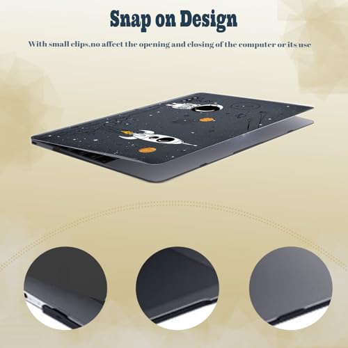 Funda MacBook Air 13 A1466 contra arañazos con diseño de astronauta 4
