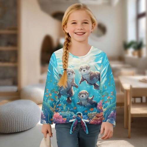 Long Sleeve Shirt for Girls Kids Size 5-12 Years Old4