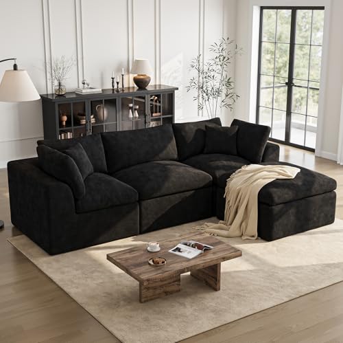 Cloud Sectional Couches for Living Room | 108 Inch L-Shaped