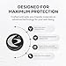 EMF Stickers for Cell Phone- 5G Ready Harmonizer Stickers Proudly Made in USA for Cell Phones, Laptops or Tablets- EMF mega Shield for All Electronic Devices (Silver-Black)