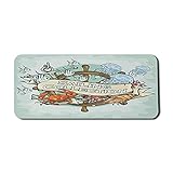 【Rutschfeste Gummibasis】: Superfeine Faser-Mausmatte hat starke Haftung, Haltbarkeit, grünen Umweltschutz, präzise Verriegelung, keine Verformung auf dem Desktop, dickes Design, bequemere Bedienung, kann effektiv verhindern, dass Maus und Tastatur rutschen und sich bewegen .