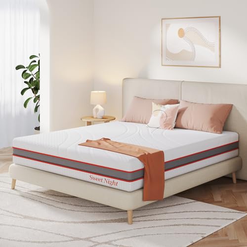 Sweetnight Queen Mattress, 10 Inch Memory Foam Mattress in a Box for Cool Sleep and Pressure Relief, Flippable Queen Size Mattress, CertiPUR-US Certified -  SN-M01501-10-Q-N2