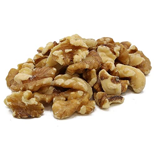 C.J. Dannemiller RAW Walnuts, Halves & Pieces, Bulk 25 LB Box, Perfect for Cooking and Trail Mix