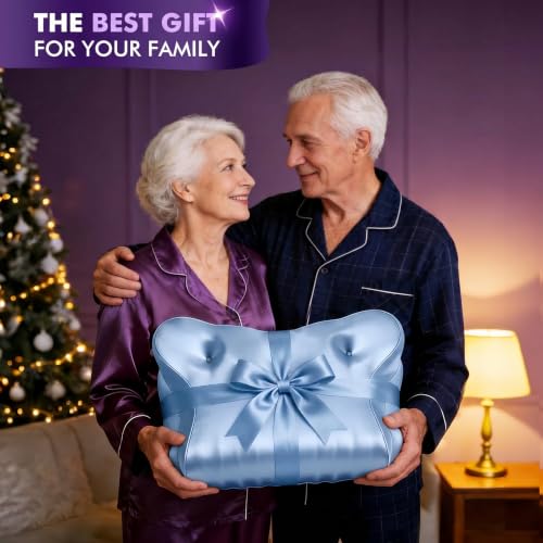Dayme Orthopedic Memory Foam Pillows Cooling Cervical Neck Pillow Blue - image 8