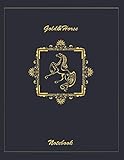 goldhorse basismüsli  Gold&Horse: Gray color Notebook, College Ruled, 8.5 x 11 inches, 110pages