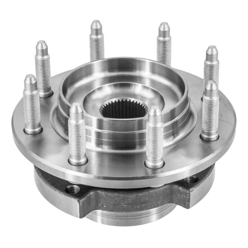 Image of Detroit Axle - Rear Wheel Bearing Hubs for 2003-2004 Chevrolet Silverado 2500 GMC Sierra 2500, 2003-2005 Silverado 2500 HD Sierra 2500 HD, Suburban 2500, Wheel Bearing Hubs Assembly Replacement