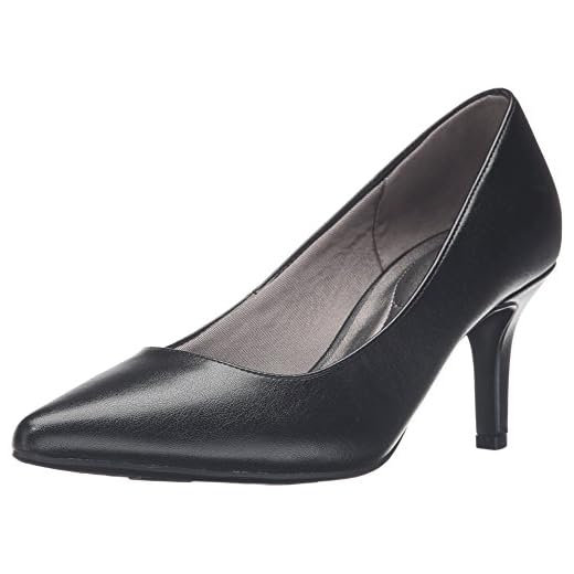 LifeStride Women's Sevyn Dress Pump, Black 4, 8 M US