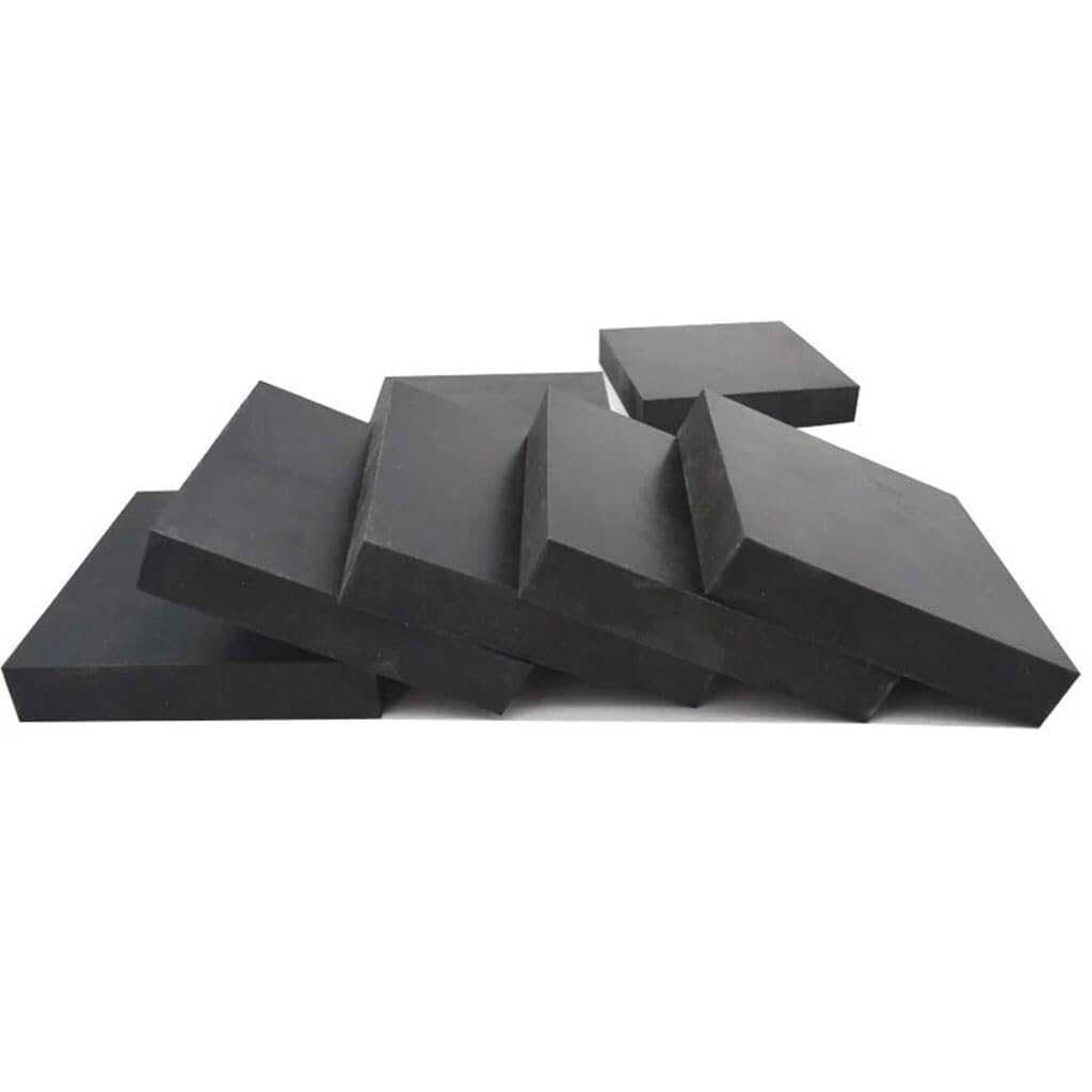 1 Pz Foglio In Gomma Siliconica Nera Industriale, Guarnizione Ammortizzante Elastica Antiscivolo 50X50/100x100/150X150/200x200mm(150X150X20mm)