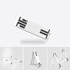 BoxWave Stand and Mount Compatible with Eluktronics MAX-15 - Pocket Aluminum Stand 3-in-1, Portable Multi Angle Viewing Riser - Metallic Silver