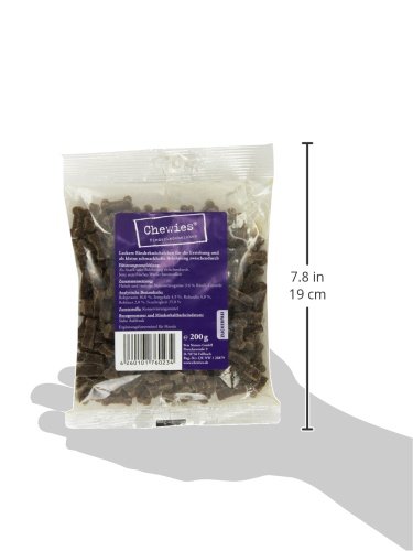 Chewies Hundeleckerli Training Maxi Rind Knöchelchen - 200 g - Hundesnacks zuckerfrei & mit hohem Fleischanteil - ideal als Trainings-Leckerli für Ihren Hund