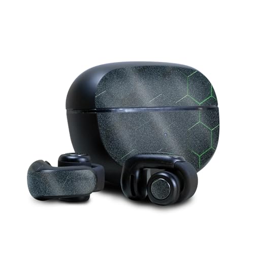 Image of Glossy Glitter Skin Compatible with Bose Ultra Open Earbuds - Acid Hex - Premium 3M Vinyl Protective Wrap Decal Cover - Easy to Apply | Crafted in The USA by MightySkins
