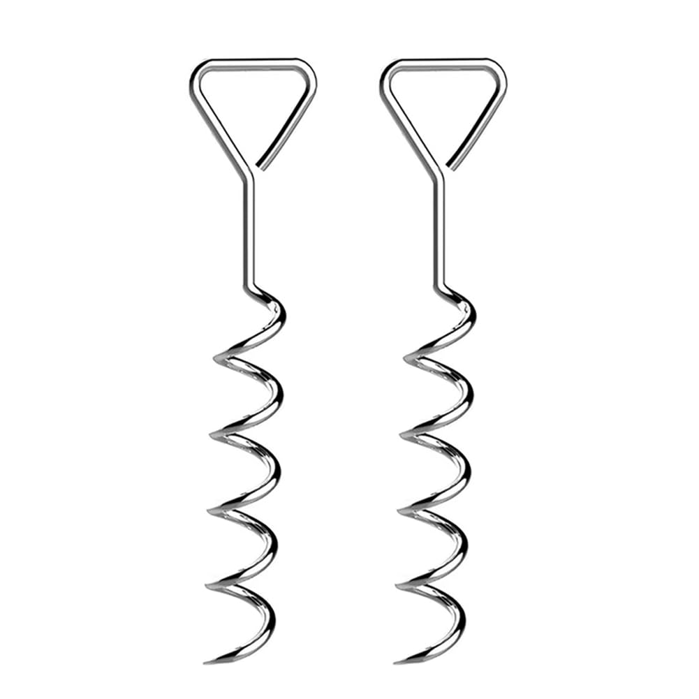 Trampoline Stakes,Corkscrew Shape Trampoline Anchor Kit Steel Spiral Stakes,Ground Stake for Trampolines Tents Swing,A