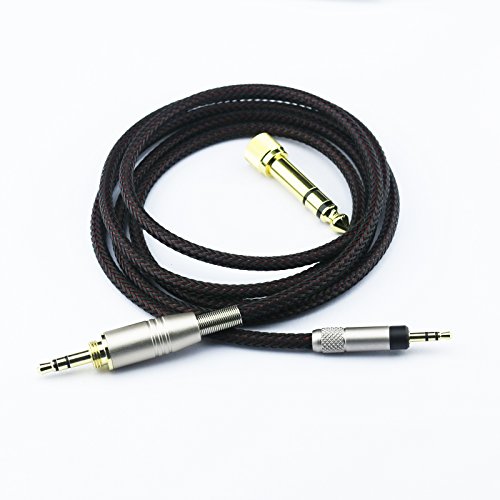 Image of NewFantasia Replacement Audio Upgrade Cable Compatible with Bose QuietComfort 25,QuietComfort 35,QC25,QC35 II,QC35 Headphones 1.2Ms /4feet,Black