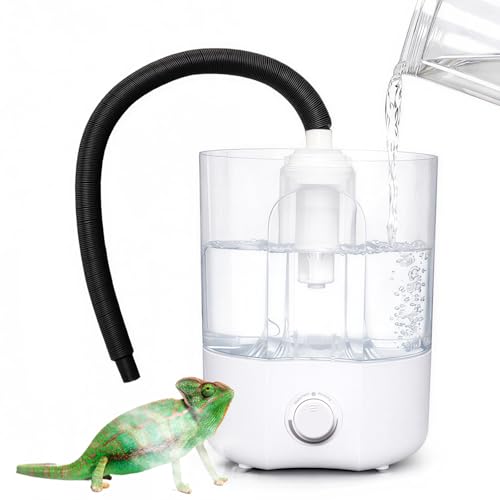 4L Reptile Humidifier Fogger for Reptiles Tank, 1 Gallon Top fill Reptile Mister...
