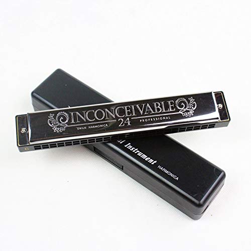Harmonica Tremolo C clé 24 trous Tremolo Harmonica bouche orgue Instruments de musique à vent de haute qualité - Les Beatles, Paul McCartney, John Lennon, RIngo Starr, George Harrison Harmonica Tremolo C clé 24 trous Tremolo Harmonica bouche orgue Instruments de musique à vent de haute qualité – Image 6