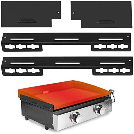 JiRiCHMi Blackstone Griddle Accessories - Wind Guards For Blackstone Griddle 22”,Grill Accessories For Outdoor Cooking,Compatible With Rear Grease Cup, Hood And Side Shelf