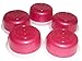 Tupperware Smidgets Tiny 1 Ounce Containers Set of 5 Starlight Red Sparkle Color