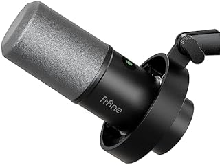 FIFINE XLR mikrofon dynamiczny PC, mikrofon USB do streamingu, podcastów, studia gier, do PS4/5 Mac Mixer, kart dźwiękowych - K688