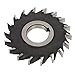 High Speed Steel Milling Cutter, Fine Punching, Large Cut Out Design, Gear Cutter Disc, Industrial Supplies, 100mm Diameter, 18 Teeth