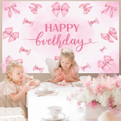 Fondo Rosa 8x6ft para Fiesta de Cumpleaños miniatura 4