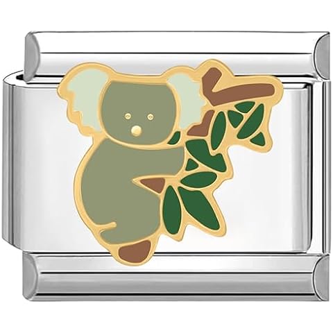 Quiges - 9mm Italian Style Charm Link Module Cover