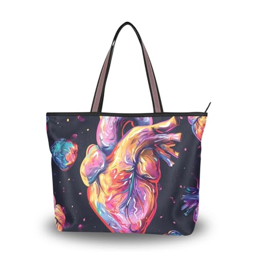Image of Women Tote Bag, Large Shoulder Hobo Bags Casual Handbags Big Capacity Shopping Work Bag for Vacation, 5