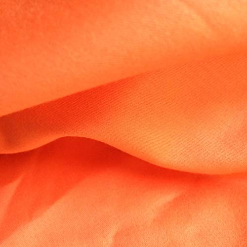Image of M Fabrics Cotton Fabric Lining Cloth Material (Pure Cotton Unstitched Fabric, Women's Textiles Lining Material) - (40 Inches Width) (Color May Vary) Pack of (5 Meters, Orange), Solid