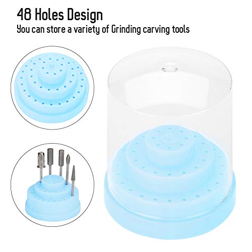 Soporte para Brocas de Taladro de Uñas FILFEEL con 48 Agujeros miniatura 2