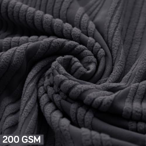 Image of HOKIPO 200 GSM Premium Knitting Jacquard Elastic Dining Table Chair Cover Set of 6, 'Nestiva Series' Porpoise Grey (AR-6072-GRY)