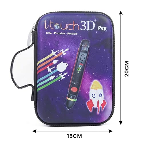 Image of WOL 3D Cartoon Printed Pack of 2 Pencil Case with Compartments | Large Capacity Stationery Organizer Zipper Pouch, Water-Resistant Pen Holder for Kids, School, Travel & Office Use - Random Color