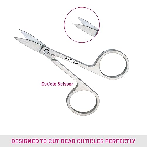 VEGA Manicure Set (Pack Of 8) - Silver - Image 3