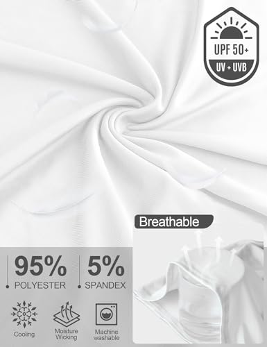 2Pack Men's Sun Shirts Long Sleeve Rash Guard UPF 50+ UV SPF Fishing Running Swim Shirts Lightweight Quick Dry4