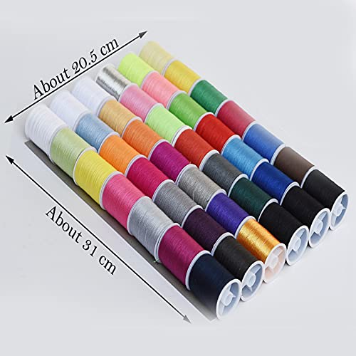 Kit de hilo de coser de 42 colores miniatura 2