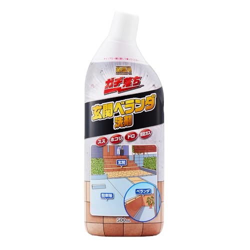 アイメディア(Aimedia) 玄関・ベランダ用洗剤 洗剤 500mL 玄関 ベランダ 駐車場 コンクリート タイル レンガ 洗浄 掃除 泥汚れ 排気ガス 油汚れ 日本製 業務用 ガチ落ちのサムネイル