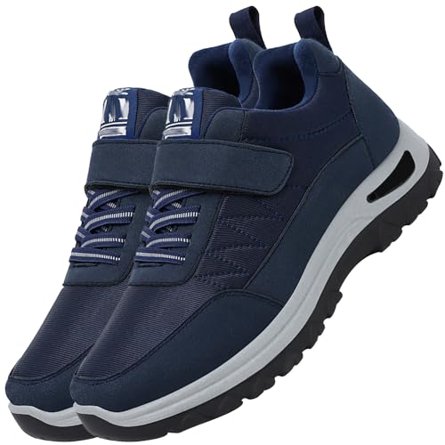 AZMAHT Zapatillas Plantar Fascitis Mujer y Hombre, Especial para Pies Delicados y Ancho, Blue, 43/265mm