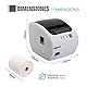 iggual Impresora térmica TP7001W USB+RJ45 Blanco
