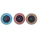 Premium Nylon Abrasive Spiral Sand Disc Kit, Metal Processing Hardware Tools, Efficient Finishing with 36 Sand Discs, 1 Grinding Disc and 1