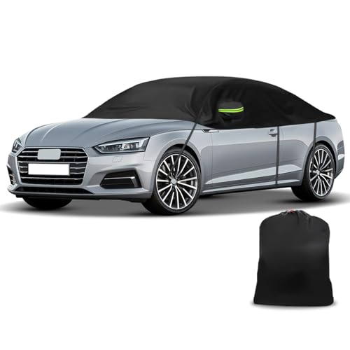 Housse de Voiture étanche Remplacement pour Audi A5/S5/RS5 Cabriolet 2007-2024, Demi-Garage, Coupe-Vent pour Tous Les Temps, Protection Anti-UV Contre la Pluie et la poussière de Garage