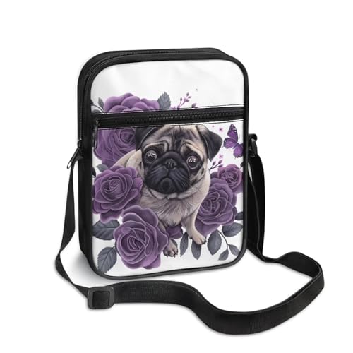 Mini Messenger Bag Small Crossbody Bags for Women Men Sling Bag Satchel Bag with Adjustable Strap and Pockets2