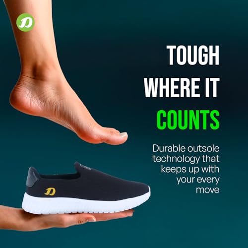 Image of DOCTOR EXTRA SOFT Memory Foam Mens Running Shoe | Sports,Gym,Training,Walking,Jogging,Casual | Lightweight & Comfortable | Loafer Sneakers Lace-Up Athletics Moccasins Slipon for Gent's & Boy's D-2002