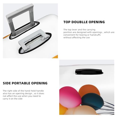 Bouquet Of A Mini Balloon Elastic Travel Luggage Covers Dustproof Scratch-Resistant Suitcase Protector Fit 22-24 Inch3