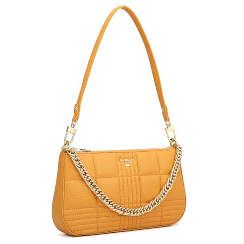 Image of Da Milano Leather Shoulder Bag for Women