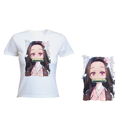 MERCHANDMANIA Camiseta Mujer A3 Demon Slayer NEZUKO BISHOUJO Tshirt