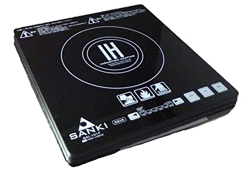 SAI-101F サンキ キッチンビルトインタイプ1口用IHクッキングヒーター 100V/1350W