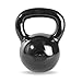 CAP Barbell Black Enamel Coated Cast Iron Kettlebell, 35 lb